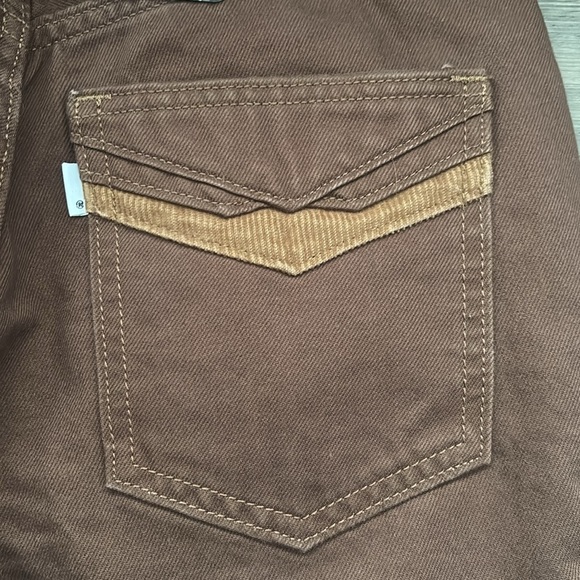 Levi’s | 70'S Movin’ on high rise flare jeans in brown size 27W32L - Picture 16 of 16